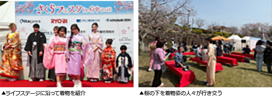 ライフステージに沿って着物を紹介